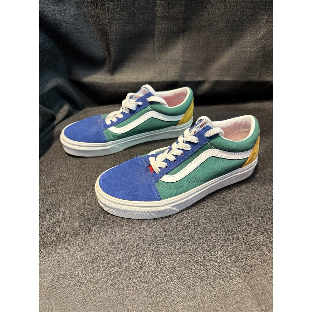 Vans Yatch Club Men 5 Women 6.5 Skateboarding Shoes Colorblock Sneakers